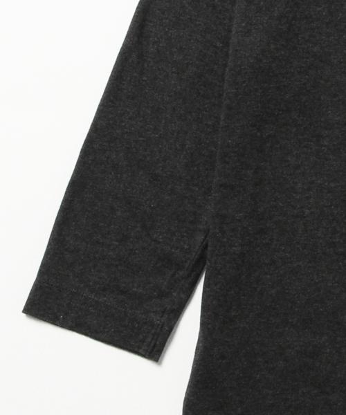 homspun（ホームスパン）の「homspun / 7分丈Tシャツ（Tシャツ/カットソー・レディース・チャコールグレー/ブルー系その他・MEDIUM）」の6枚目の写真