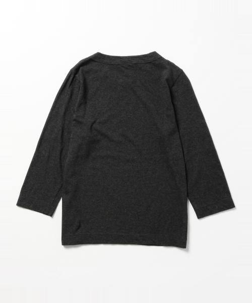 homspun（ホームスパン）の「homspun / 7分丈Tシャツ（Tシャツ/カットソー・レディース・チャコールグレー/ブルー系その他・MEDIUM）」の8枚目の写真