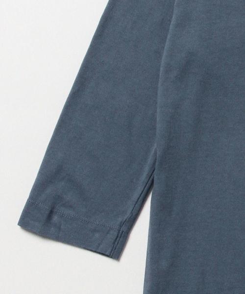 homspun（ホームスパン）の「homspun / 7分丈Tシャツ（Tシャツ/カットソー・レディース・チャコールグレー/ブルー系その他・MEDIUM）」の10枚目の写真