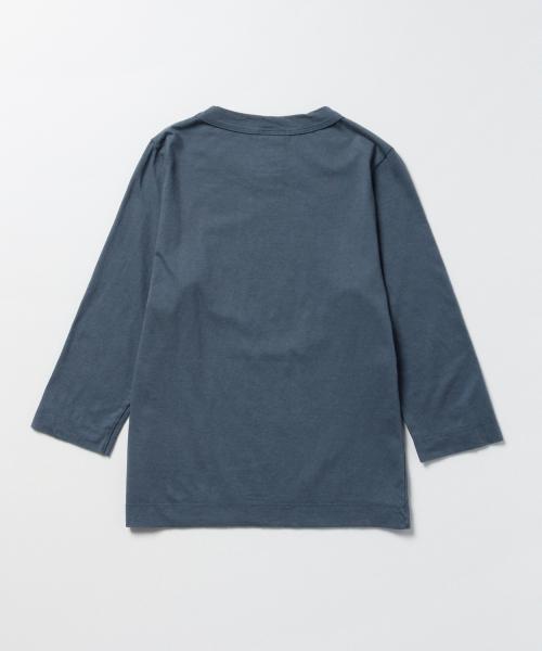 homspun（ホームスパン）の「homspun / 7分丈Tシャツ（Tシャツ/カットソー・レディース・チャコールグレー/ブルー系その他・MEDIUM）」の12枚目の写真