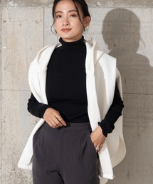 EUCLAID（エウクレイド）の「ジップアップノースリーブフーディー（ベスト）」