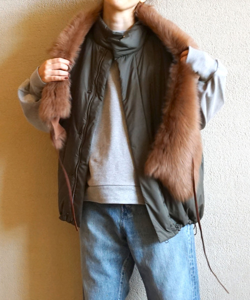 JOURNAL STANDARD LUXE マイクロタフタナカワタ ベスト JOURNAL STANDARD LUXE（ジャーナルスタンダード ラックス）の