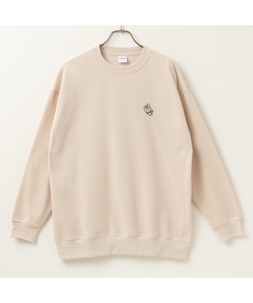 Mac-House（マックハウス）の「I'ｍ Doraemon ワンポイント刺繍 バックプリント トレーナー（スウェット・レディース・ブルー系その他/杢グレー/ライトベージュ・フリー）」の10枚目の写真