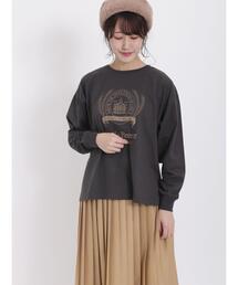 Samansa Mos2 | プリントアソートロングTシャツ(Tシャツ/カットソー)