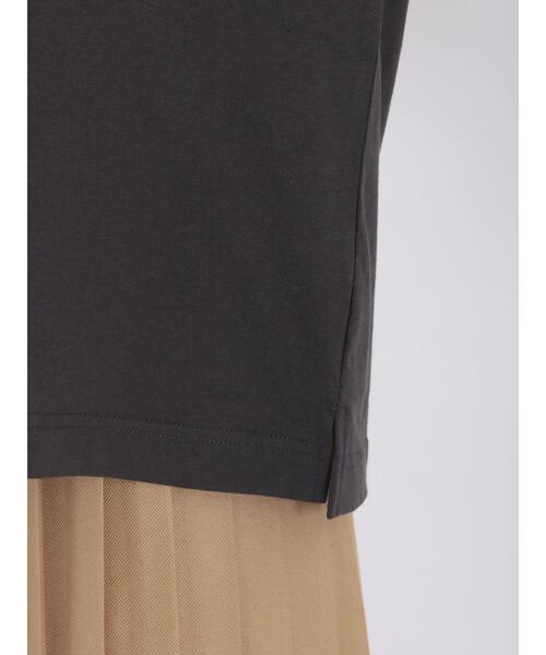 Samansa Mos2（サマンサ モスモス）の「プリントアソートロングTシャツ（Tシャツ/カットソー・レディース・チャコールグレー/ベージュ/オフホワイト/キナリ・F）」の14枚目の写真