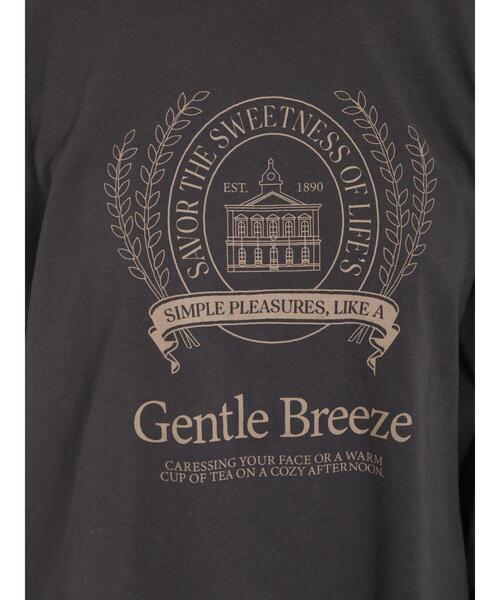 Samansa Mos2（サマンサ モスモス）の「プリントアソートロングTシャツ（Tシャツ/カットソー・レディース・チャコールグレー/ベージュ/オフホワイト/キナリ・F）」の13枚目の写真