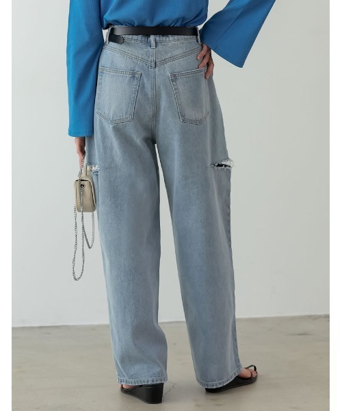 Re:EDIT（リエディ）の「デニムパンツ（デニムパンツ・レディース・ライトブルー・SHORT）」の9枚目の写真