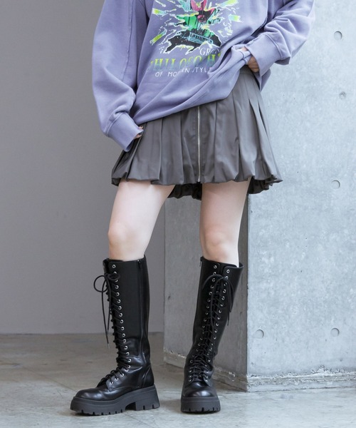 PAGEBOY（ページボーイ）の「バルーンミニスカート（スカート・レディース・ブラック/グレー・FREE）」の7枚目の写真