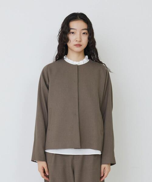 コンジェペイエ　スタンドカラージャケット コンジェペイエ スタンドカラージャケット conges payes ADIEU