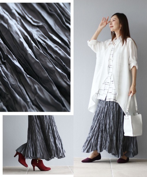 存在感のあるスクイズスカート（スカート）｜Vieo（ヴィオ）