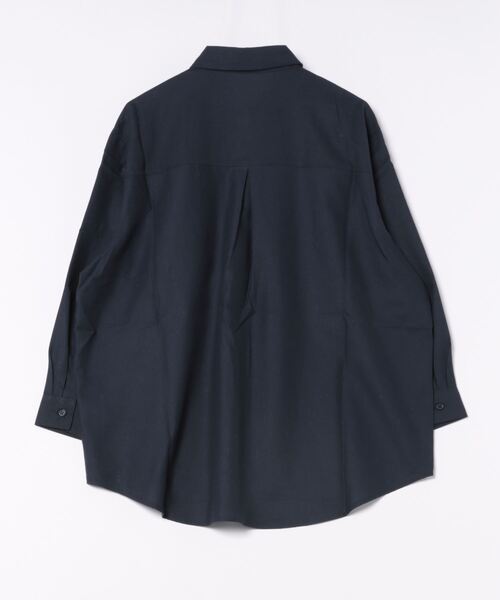 Grand PARK（グランドパーク）の「爽やか吸水速乾　リネン　長袖シャツ（シャツ/ブラウス・レディース・ナチュラル/ミント/ネイビー/イエロー/ホワイト・FREE）」の6枚目の写真