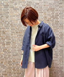 Grand PARK（グランドパーク）の「爽やか吸水速乾　リネン　長袖シャツ（シャツ/ブラウス）」