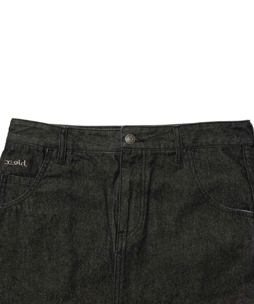 X-girl（エックスガール）の「OVERDYED DENIM SKIRT（スカート・レディース・ピンク/インディゴブルー/ブラック・M/S/XS/X-SMALL）」の13枚目の写真