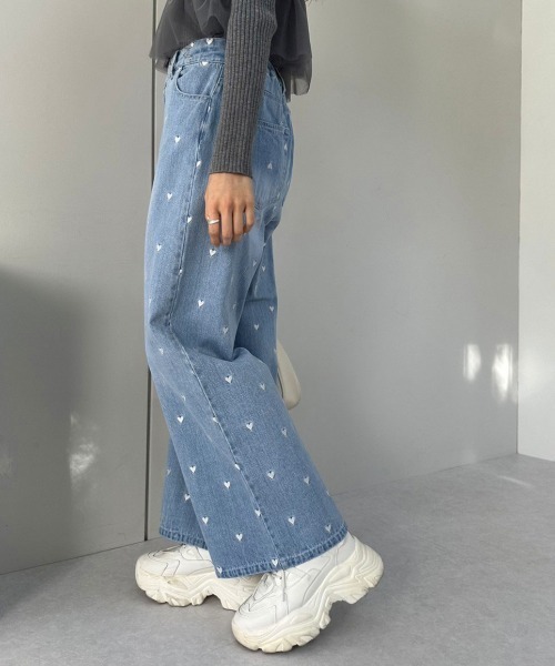 パンツ BIBIY. JEWEL DENIM yuyu bibiy パンツ BIBIY. JEWEL DENIM yuyu bibiy BIBIY. JEWEL DENIM