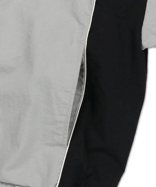 SPINNS(スピンズ)の「【ユニセックスで着用可能】ERROR刺繍ロゴ スタンドカラーナイロンブルゾン(ナイロンジャケット・メンズ・グレー/オフホワイト/ネイビー/ブラック/グリーン系その他・ONESIZE)」の13枚目の写真