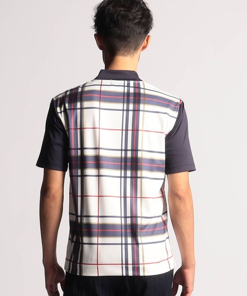 NICOLE CLUB FOR MEN（ニコルクラブフォーメン）の「総柄ストレッチライトポンチ半袖Tシャツ（Tシャツ/カットソー・メンズ・ホワイト系/その他1/その他2・MEDIUM/LARGE/X-LARGE）」の7枚目の写真
