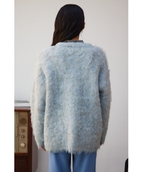 AZUL by moussy（アズールバイマウジー）の「シャギーボタンロング