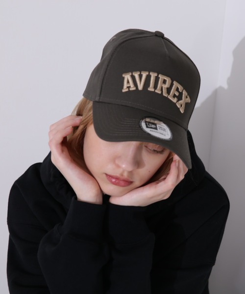 AVIREX（アヴィレックス）の「×NEW ERA 9フォーティー Aフレーム ロゴキャップ アジャスタブル/9 FORTY A-FRAME LOGO CAP（キャップ・レディース・ブラック/ネイビー/カーキ/オリーブ/バーガンディー・FREE）」の21枚目の写真