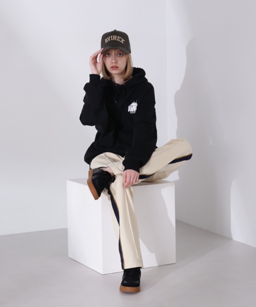 AVIREX（アヴィレックス）の「×NEW ERA 9フォーティー Aフレーム ロゴキャップ アジャスタブル/9 FORTY A-FRAME LOGO CAP（キャップ・レディース・ブラック/ネイビー/カーキ/オリーブ/バーガンディー・FREE）」の20枚目の写真