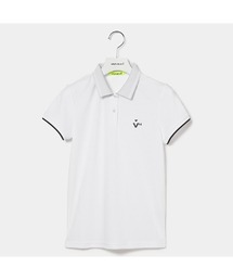 【VIVA HEART/GOLF】襟裏ロゴベーシック半袖ポロ