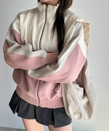 apres jour mignon | スポンディッシュニットトラックジャケット【ZOZOTOWN限定アイテム】(カーディガン/ボレロ)