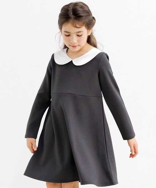 Bee des Bee（ビーデスビー）の「フォーマル 襟付きワンピース（ワンピース・キッズ・ネイビー/ブラック/チャコール・120cm/110cm/130cm/140cm/150cm/100cm）」の3枚目の写真