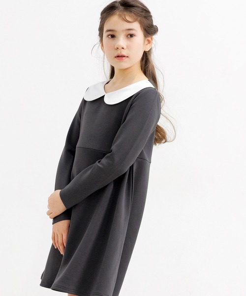 Bee des Bee（ビーデスビー）の「フォーマル 襟付きワンピース（ワンピース・キッズ・ネイビー/ブラック/チャコール・120cm/110cm/130cm/140cm/150cm/100cm）」の6枚目の写真