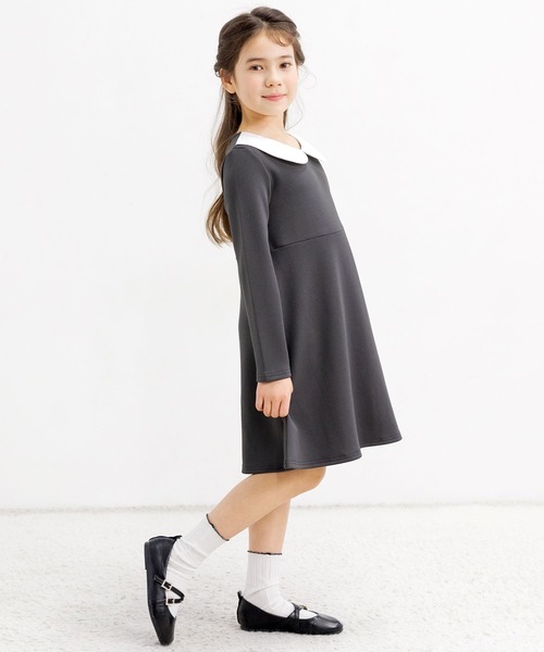 Bee des Bee（ビーデスビー）の「フォーマル 襟付きワンピース（ワンピース・キッズ・ネイビー/ブラック/チャコール・120cm/110cm/130cm/140cm/150cm/100cm）」の7枚目の写真