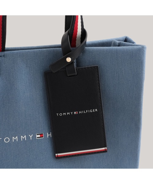 TOMMY HILFIGER（トミーヒルフィガー）の「ミディアムデニムショッパートートバッグ（トートバッグ・レディース・ブルー・FREE）」の5枚目の写真