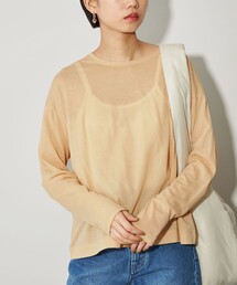 <CITEN>シアー ユルTシャツ
