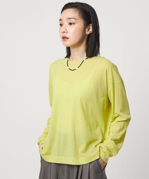 ＜CITEN＞シアー ユルTシャツ