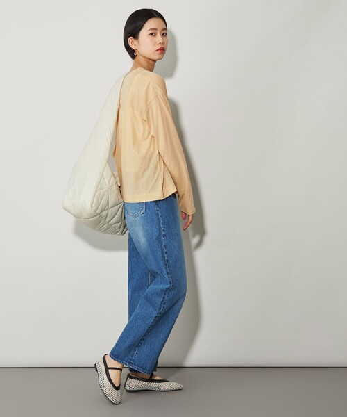 CITEN(シテン)の「<CITEN>シアー ユルTシャツ(Tシャツ/カットソー・レディース・ホワイト/ライトブルー/ブラック/ベージュ/ピンク/イエロー・FREE)」の13枚目の写真