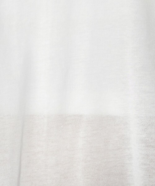 CITEN(シテン)の「<CITEN>シアー ユルTシャツ(Tシャツ/カットソー・レディース・ホワイト/ライトブルー/ブラック/ベージュ/ピンク/イエロー・FREE)」の22枚目の写真