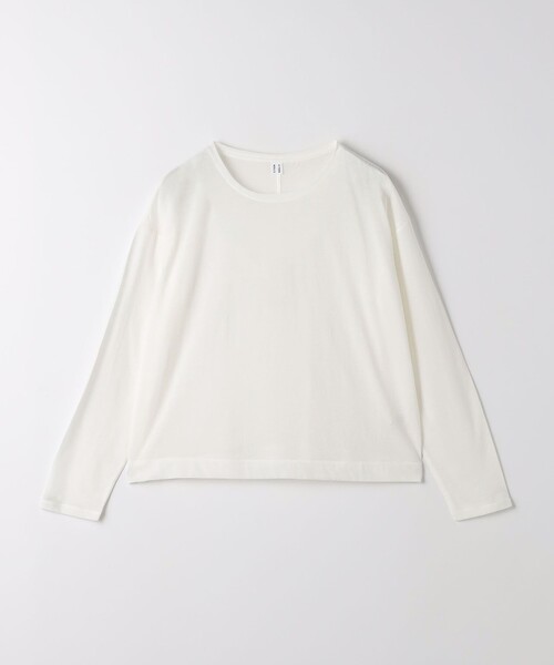 CITEN(シテン)の「<CITEN>シアー ユルTシャツ(Tシャツ/カットソー・レディース・ホワイト/ブラック/ライトブルー/ベージュ/ピンク・FREE)」の10枚目の写真