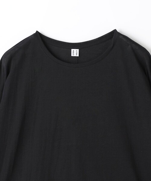 CITEN(シテン)の「<CITEN>シアー ユルTシャツ(Tシャツ/カットソー・レディース・ホワイト/ブラック/ライトブルー/ベージュ/ピンク・FREE)」の15枚目の写真