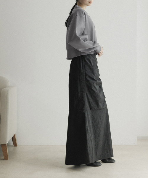 CE'E_SE'E（シーシー）の「ショルダースリットニットカーディガン（カーディガン/ボレロ・レディース・チャコールグレー/オフホワイト/ブラック・FREE）」の11枚目の写真