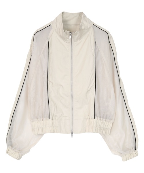 miette(ミエット)の「ダブルジップメッシュブルゾン(ブルゾン・レディース・ブラック/グレー/ホワイト系その他・FREE)」の17枚目の写真