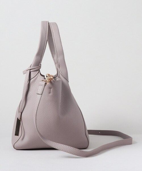 THE SHOP TK （ザ ショップ ティーケー ）の「◆【軽量／2way】ポケット付きシュリンクトートバッグ（トートバッグ・レディース・ブラック/グレー/ピンク系・00）」の7枚目の写真