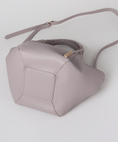 THE SHOP TK （ザ ショップ ティーケー ）の「◆【軽量／2way】ポケット付きシュリンクトートバッグ（トートバッグ・レディース・ブラック/グレー/ピンク系・00）」の9枚目の写真