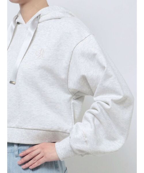 dazzlin（ダズリン）の「＜dazzlinコラボ＞ロゴショートフーディ（パーカー・レディース・イエロー/ベージュ/グレー・FREE）」の17枚目の写真