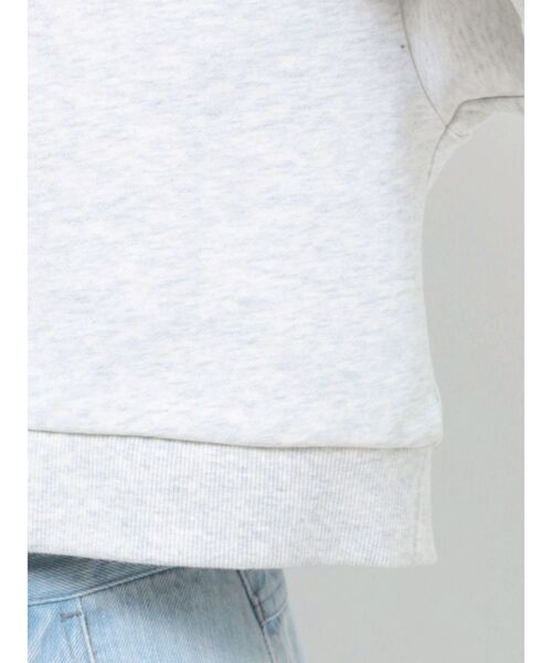 dazzlin（ダズリン）の「＜dazzlinコラボ＞ロゴショートフーディ（パーカー・レディース・イエロー/ベージュ/グレー・FREE）」の18枚目の写真