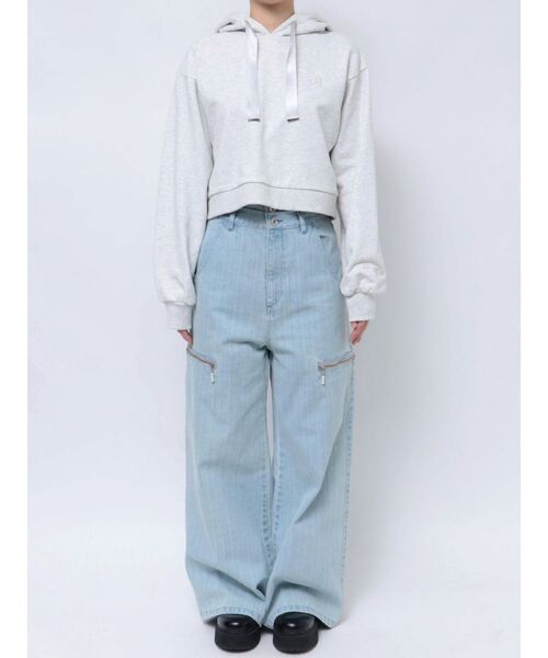 セール】＜dazzlinコラボ＞ロゴショートフーディ（パーカー