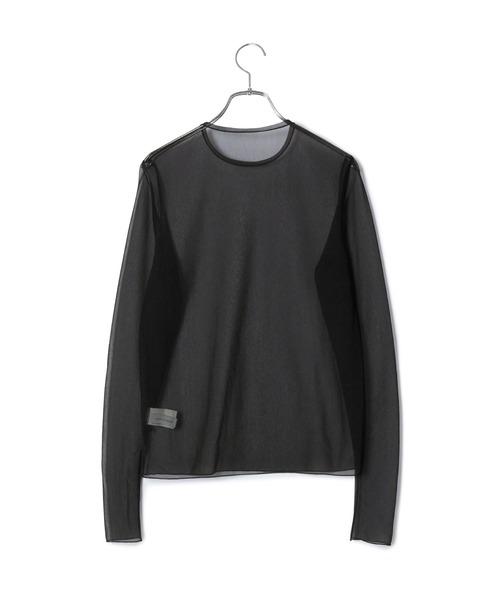 ADAM ET ROPE'(アダムエロペ)の「シアージャージープルオーバー(Tシャツ/カットソー・レディース・ブラック/オフホワイト/ライトグリーン・FREE)」の10枚目の写真