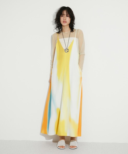 ADAM ET ROPE'(アダムエロペ)の「シアージャージープルオーバー(Tシャツ/カットソー・レディース・ブラック/オフホワイト/ライトグリーン・FREE)」の6枚目の写真