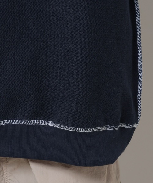 ALAND(エーランド)の「【UNISEX】ALAND/リバースステッチプルオーバー 2997318(スウェット・レディース・ライトグレー/ネイビー/グリーン・MEDIUM/LARGE)」の18枚目の写真