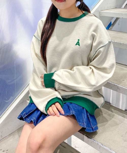 ALAND(エーランド)の「【UNISEX】ALAND/リバースステッチプルオーバー 2997318(スウェット・レディース・ライトグレー/ネイビー/グリーン・MEDIUM/LARGE)」の22枚目の写真