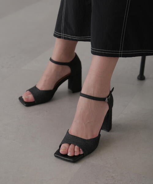 FREE'S MART（フリーズマート）の「オープントゥサンダル（サンダル・レディース・ブラック/ライトグリーン/ベージュ・SMALL/MEDIUM）」の6枚目の写真