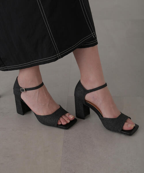 FREE'S MART（フリーズマート）の「オープントゥサンダル（サンダル・レディース・ブラック/ライトグリーン/ベージュ・SMALL/MEDIUM）」の8枚目の写真