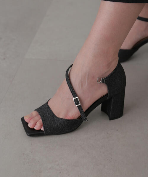 FREE'S MART（フリーズマート）の「オープントゥサンダル（サンダル・レディース・ブラック/ライトグリーン/ベージュ・SMALL/MEDIUM）」の9枚目の写真