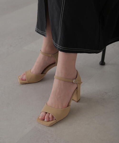 FREE'S MART（フリーズマート）の「オープントゥサンダル（サンダル・レディース・ブラック/ライトグリーン/ベージュ・SMALL/MEDIUM）」の12枚目の写真